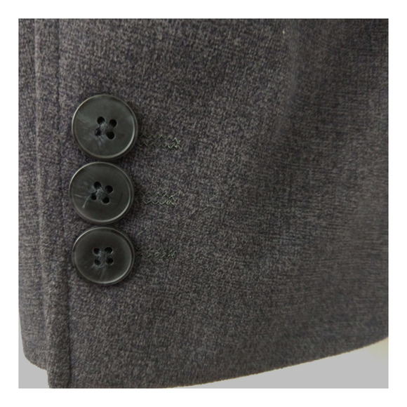Mens XXL Charcoal Gray Blazer Jacket 2-Button Front & Inner Pockets Pronto Uomo - Picture 4 of 6